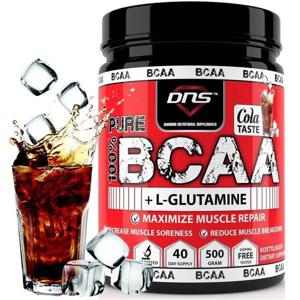 Hovedbilde BCAA + L-Glutamin 500 gram Cola smak