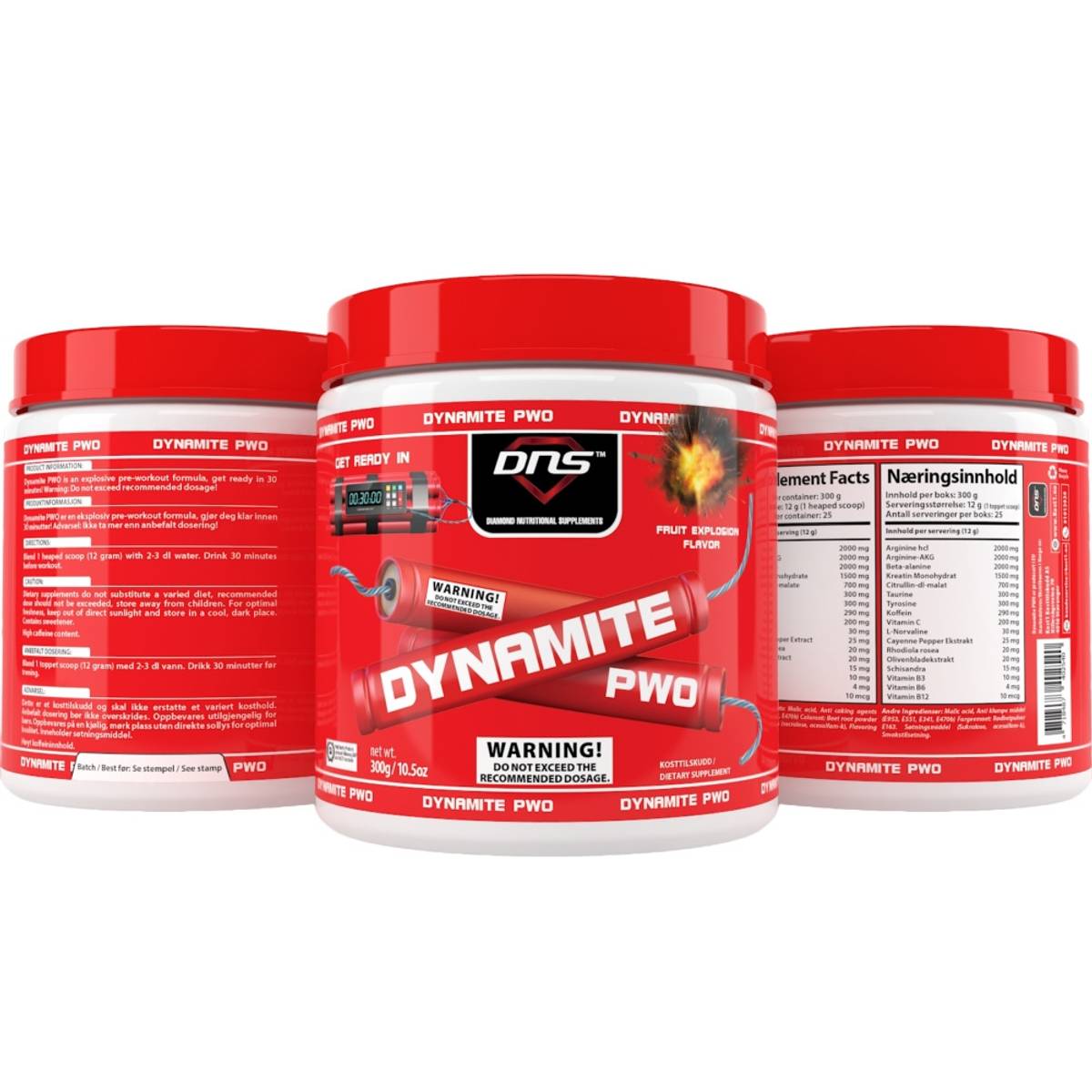Nyhet! Dynamite PWO - 300 gram