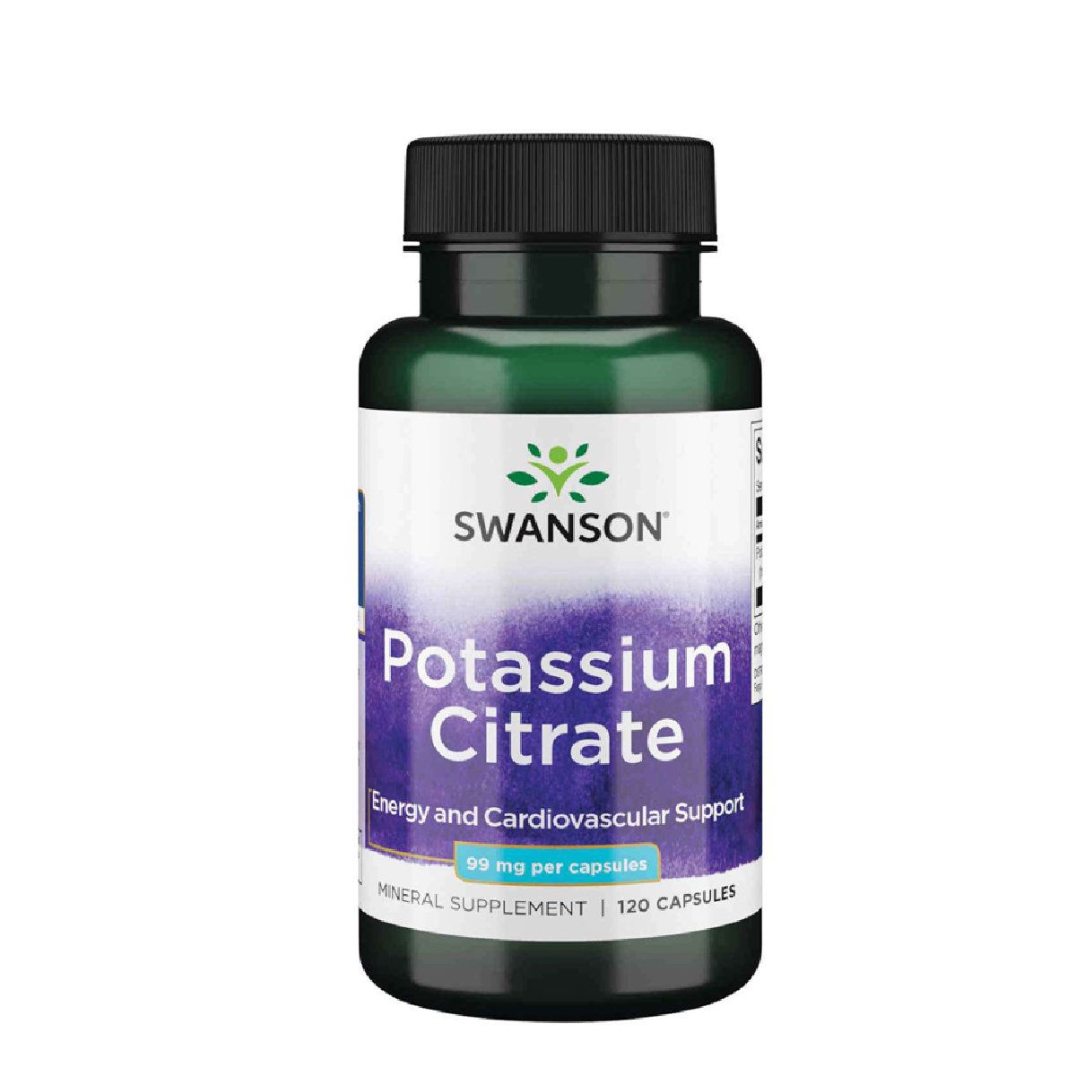 Potassium Kalium Citrate - 120 kapsler